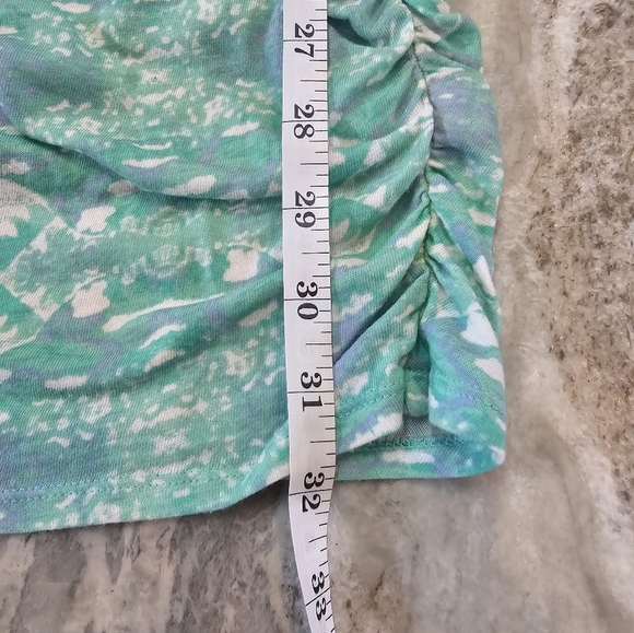 Victoria’s Secret Green Ruched Casual Dress XS Cotton Modal - Picture 10 of 10